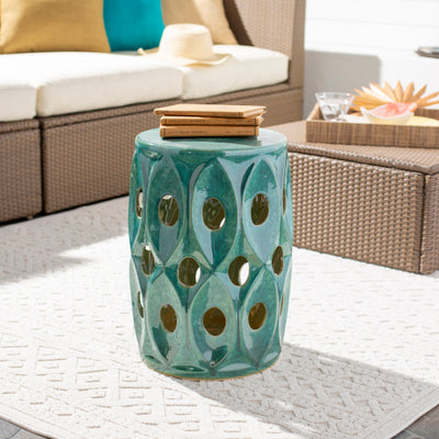 product image for Erika Indoor/Outdoor Ceramic Garden Stool in Various Colors Styleshot Image 89