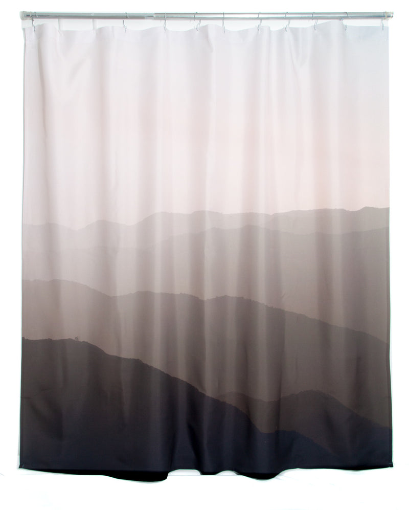 media image for indigo offset shower curtain design by elise flashman 1 231