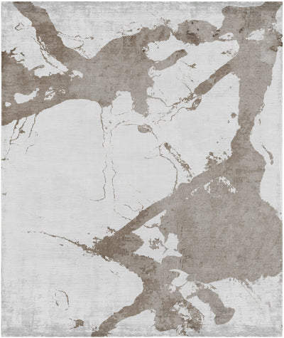 product image for Eastern Side of Nanjing Hand Knotted Rug in Grey design by Second Studio 75