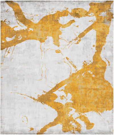 product image of Eastern Side of Nanjing Hand Knotted Rug in Orange design by Second Studio 594