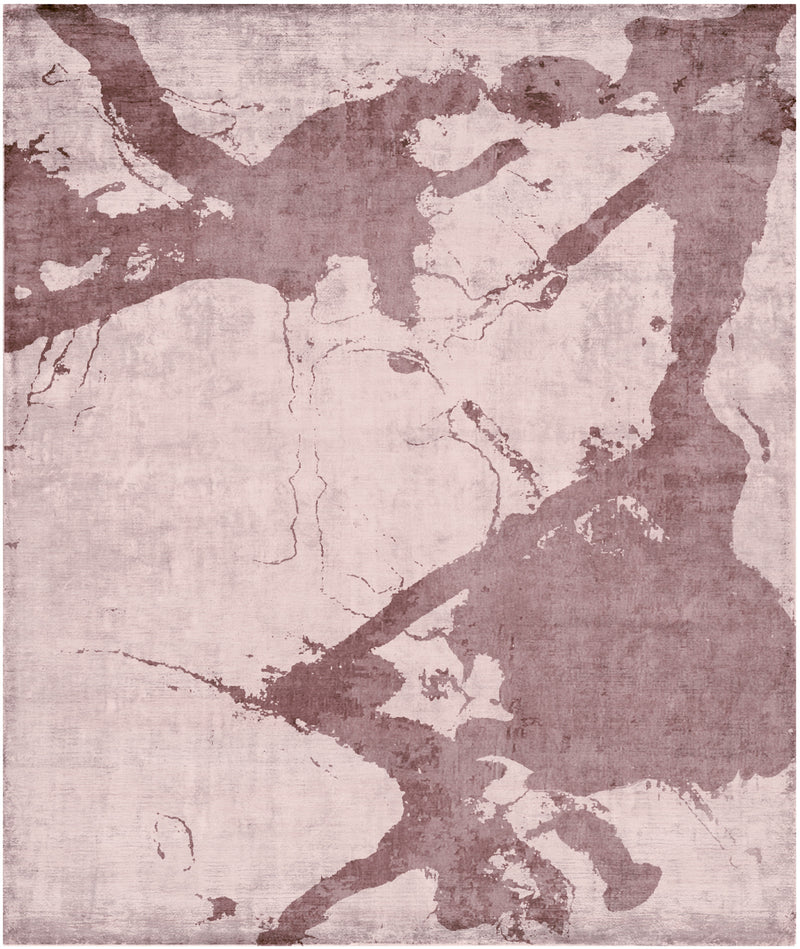 media image for Eastern Side of Nanjing Hand Knotted Rug in Purple design by Second Studio 254