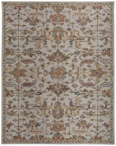 product image of Faris Hand Tufted Gray and Gold Rug by BD Fine Flatshot Image 1 518