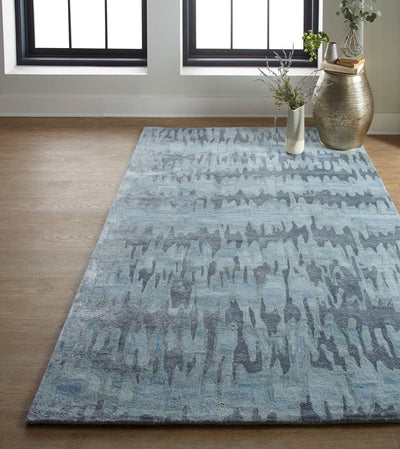 product image for Orwell Hand Tufted Blue and Gray Rug by BD Fine Roomscene Image 1 81