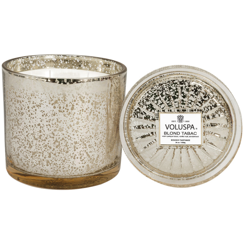 media image for Grande Maison 3 Wick Glass Candle in Blond Tabac design by Voluspa 221