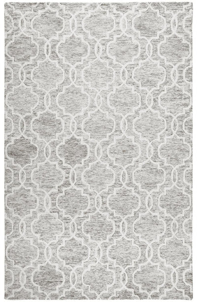 product image of Natal Gray and Ivory Rug by BD Fine Flatshot Image 1 515