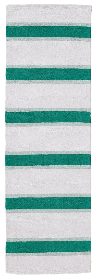 product image for Thea Hand Tufted Green and White Rug by BD Fine Flatshot Image 1 32