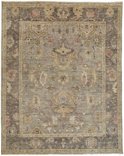 product image for Irie Hand Knotted Gray Rug by BD Fine Flatshot Image 1 81