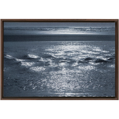 product image for silver sea framed canvas 2 4