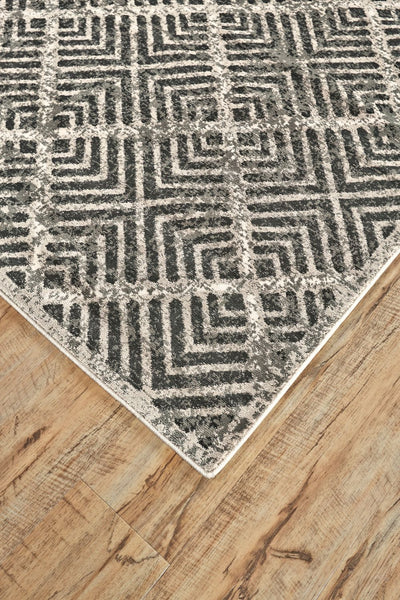 product image for Alessandria Gray and Ivory Rug by BD Fine Corner Image 1 21