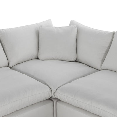 product image for Stevie 5-Piece Sectional Sofa w/ Ottoman in Various Colors Alternate Image 8 30