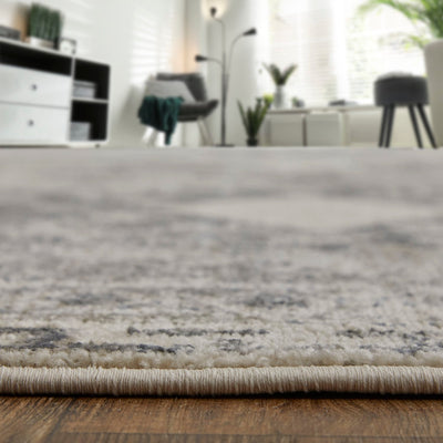 product image for Kiba Distressed Ivory/Taupe/Gray Rug 7 77