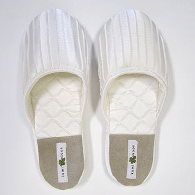 product image for french pleat silk slippers 1 50