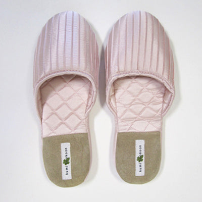 product image for french pleat silk slippers 4 69
