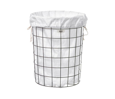 product image for wire basket with plain laundry bag large design by puebco 4 47