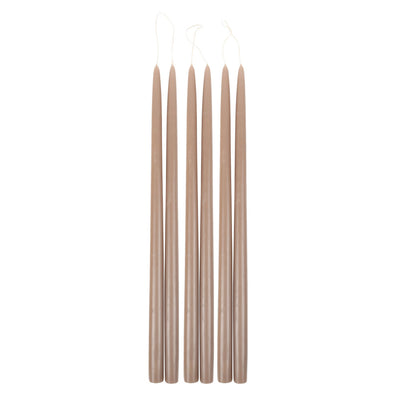product image for Greige Taper Candles in Various Sizes 52