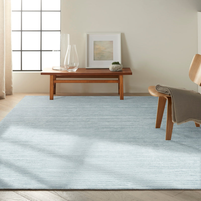media image for ck010 linear handmade light blue rug by nourison 99446879950 redo 4 241