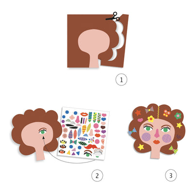 product image for hair dresser sticker collage activity 1 46