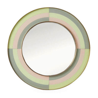 product image for harlequin round mirror by jonathan adler 1 53