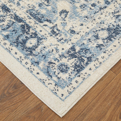 product image for wyllah traditional medallion ivory blue rug by bd fine cmar39klivybluc16 5 33