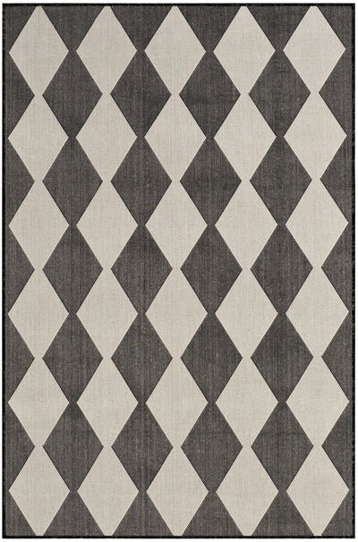 product image of Positano Indoor Outdoor Black Geometric Rug By Nourison Nsn 099446938114 1 526