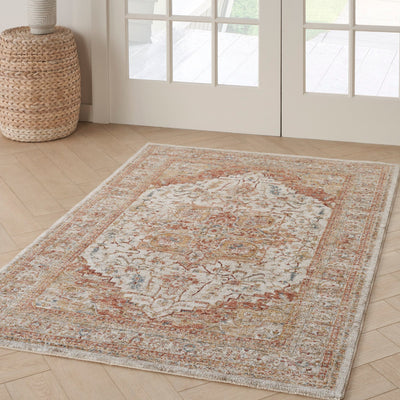 product image for Nourison Home Sahar Ivory Rust Vintage Rug By Nourison Nsn 099446898692 9 90
