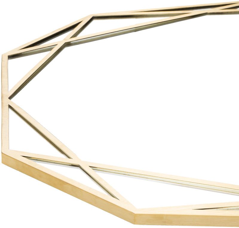 media image for Huntley HUT-001 Novelty Mirror in Gold by Surya 283