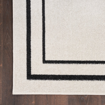 product image for nourison essentials ivory black rug by nourison nsn 099446148278 2 92