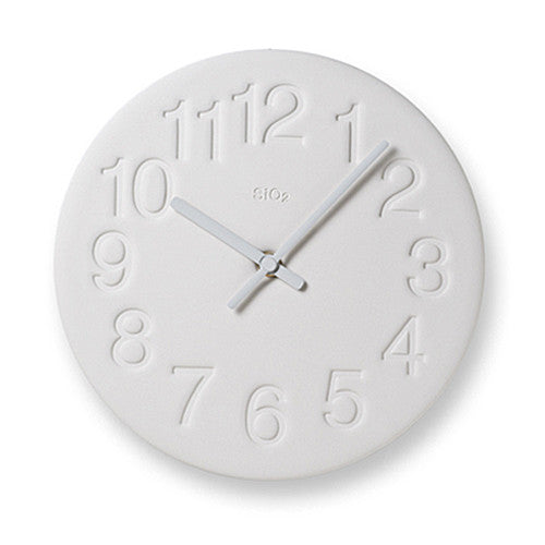 media image for earth wall clock in white design by lemnos 1 212