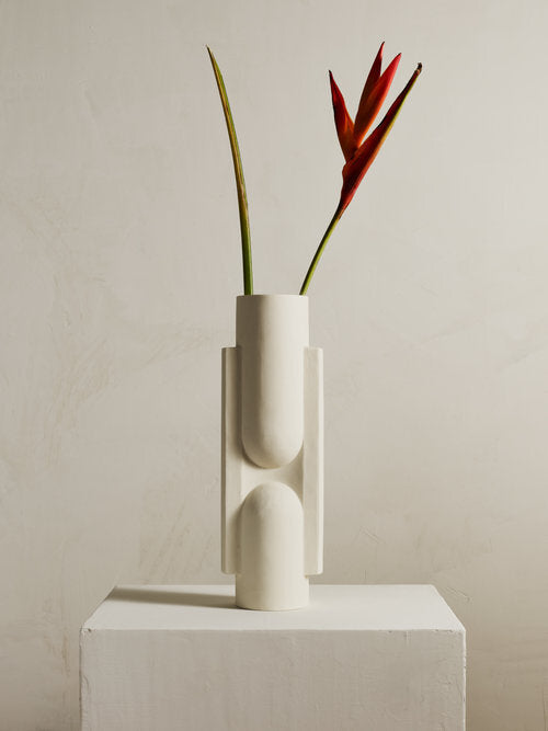 media image for kala slender ceramic vase in snow design by light and ladder 1 275