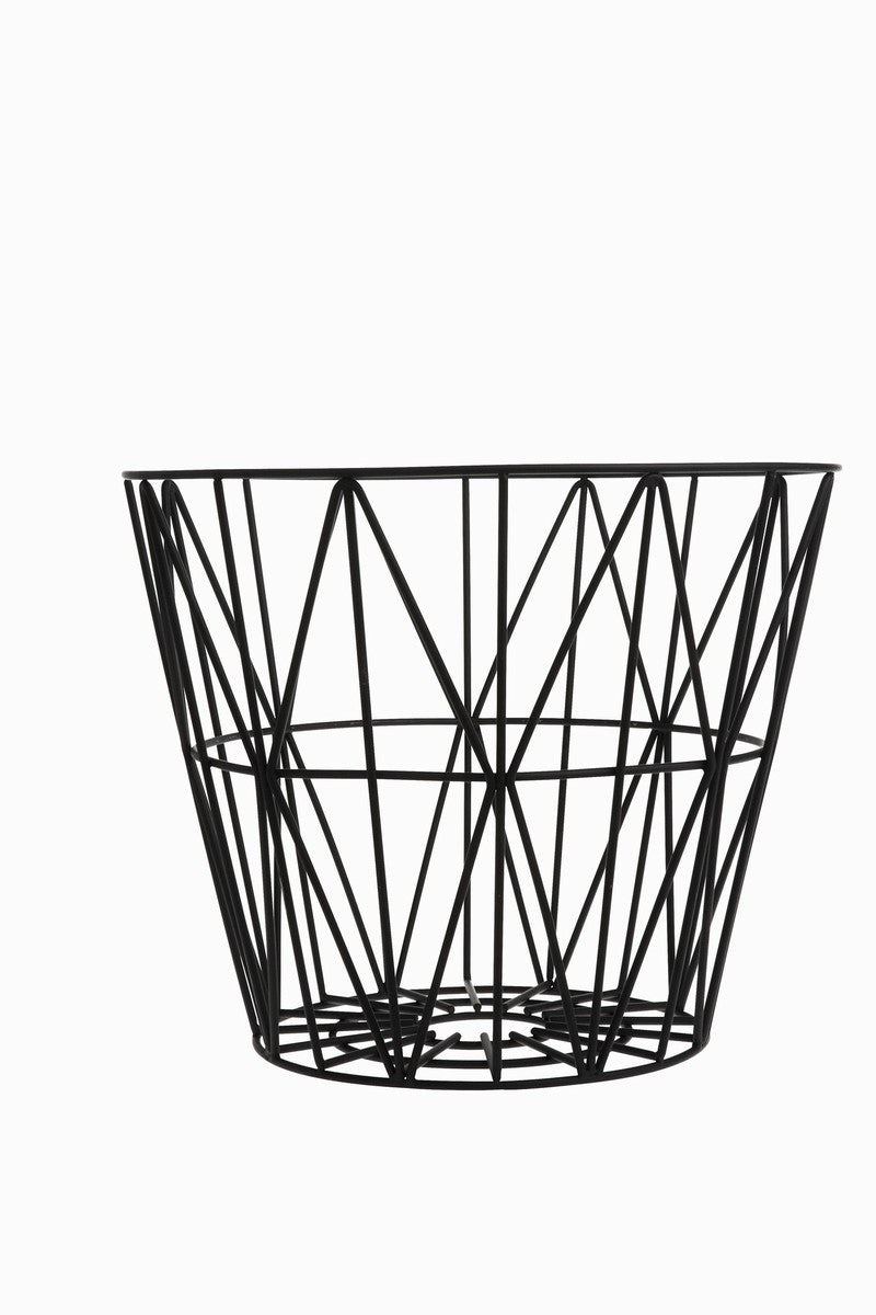media image for Black Wire Basket by Ferm Living 259