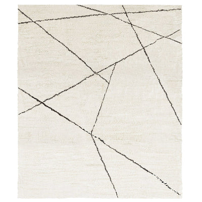 product image for issy palesa shaggy hand knotted black rug by by second studio iy200 311x12 2 84