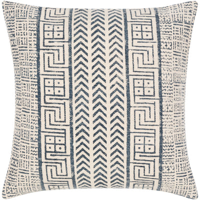 product image of Janya Cotton Blue Pillow Flatshot Image 533