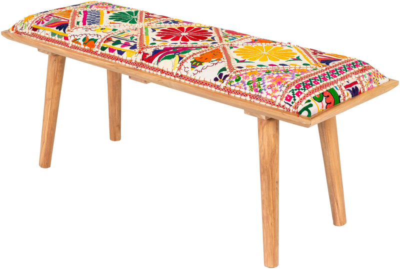 media image for karma upholstered bench by surya kma 001 1 27