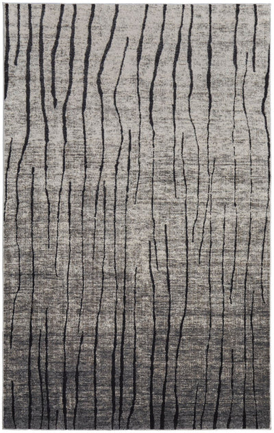 product image of Kiba Abstract Gray/Black/Taupe Rug 1 585