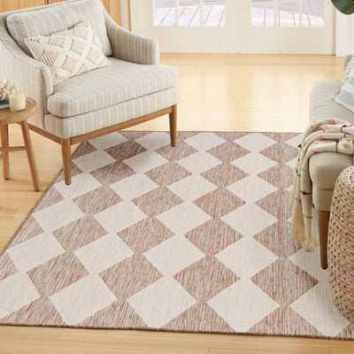 product image for Positano Indoor Outdoor Beige Geometric Rug By Nourison Nsn 099446938299 8 66