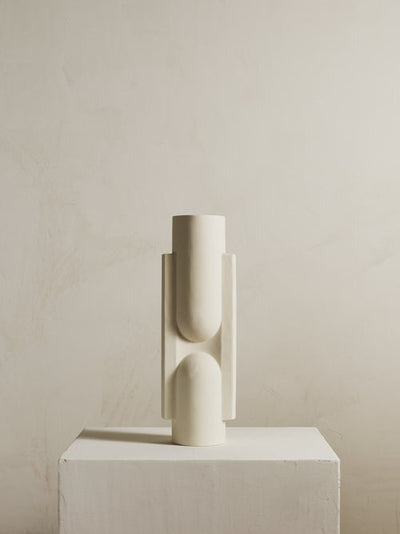 product image for kala slender ceramic vase in snow design by light and ladder 3 96