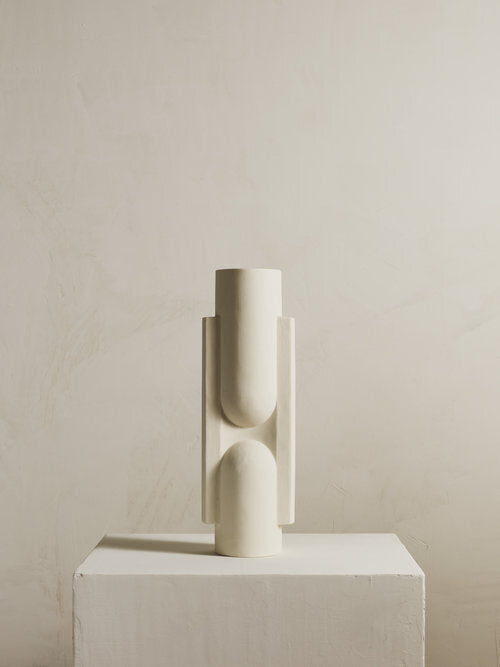 media image for kala slender ceramic vase in snow design by light and ladder 3 275