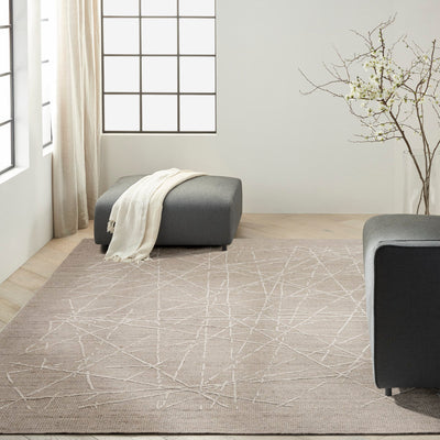product image for Calvin Klein Wander Taupe Modern Indoor Rug 8 46