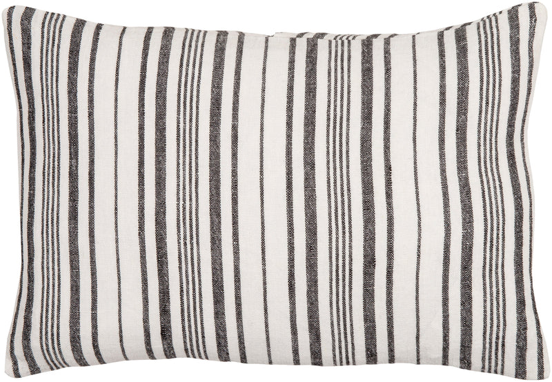media image for linen stripe buttoned pillow kit by surya lnb002 1320d 3 249