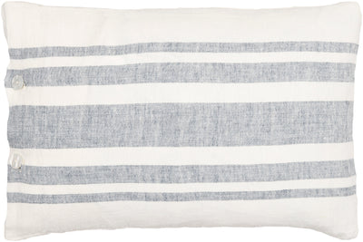 product image of linen stripe buttoned pillow kit by surya lnb003 1320d 1 543