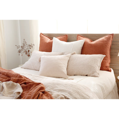 product image for logan duvet and shams in terracotta design by pom pom at home 4 71