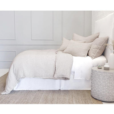 product image for logan duvet and shams in terracotta design by pom pom at home 5 2