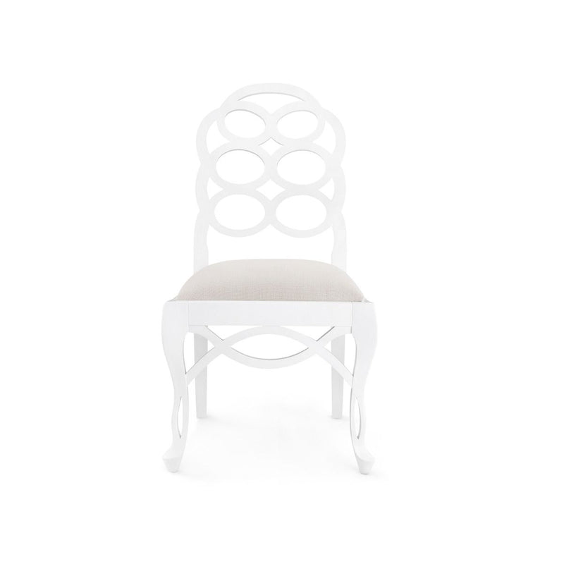 media image for Loop Side Chair in White by Bungalow 5 215
