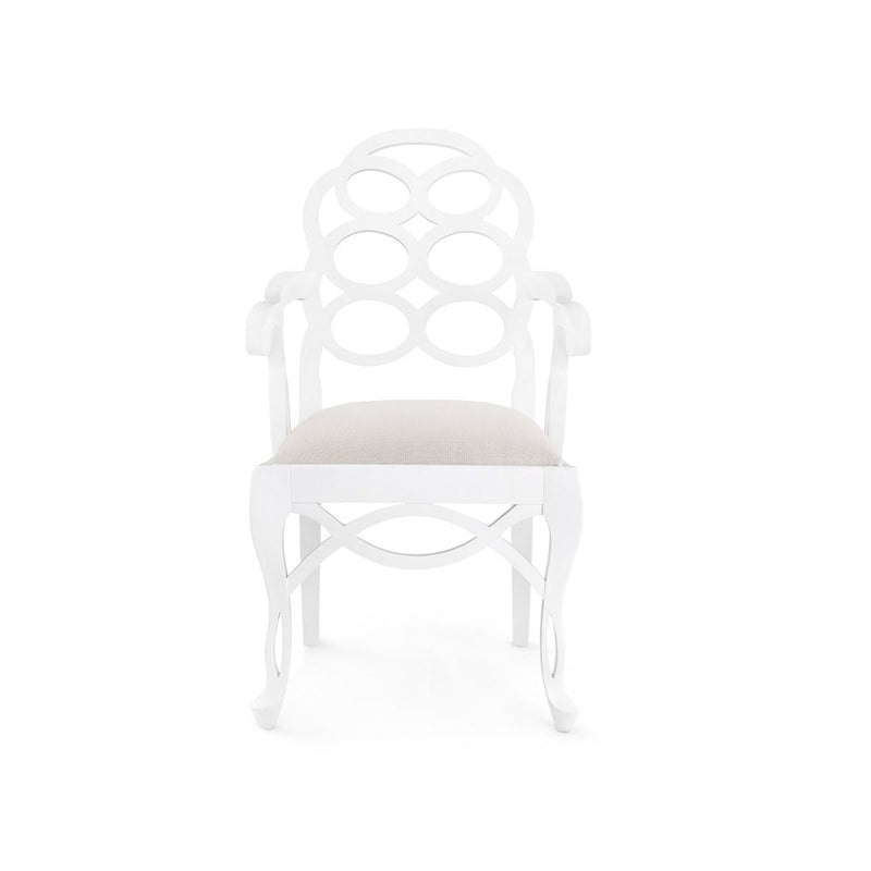 media image for Loop Armchair in White by Bungalow 5 23