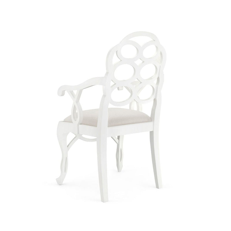 media image for Loop Armchair in White by Bungalow 5 272