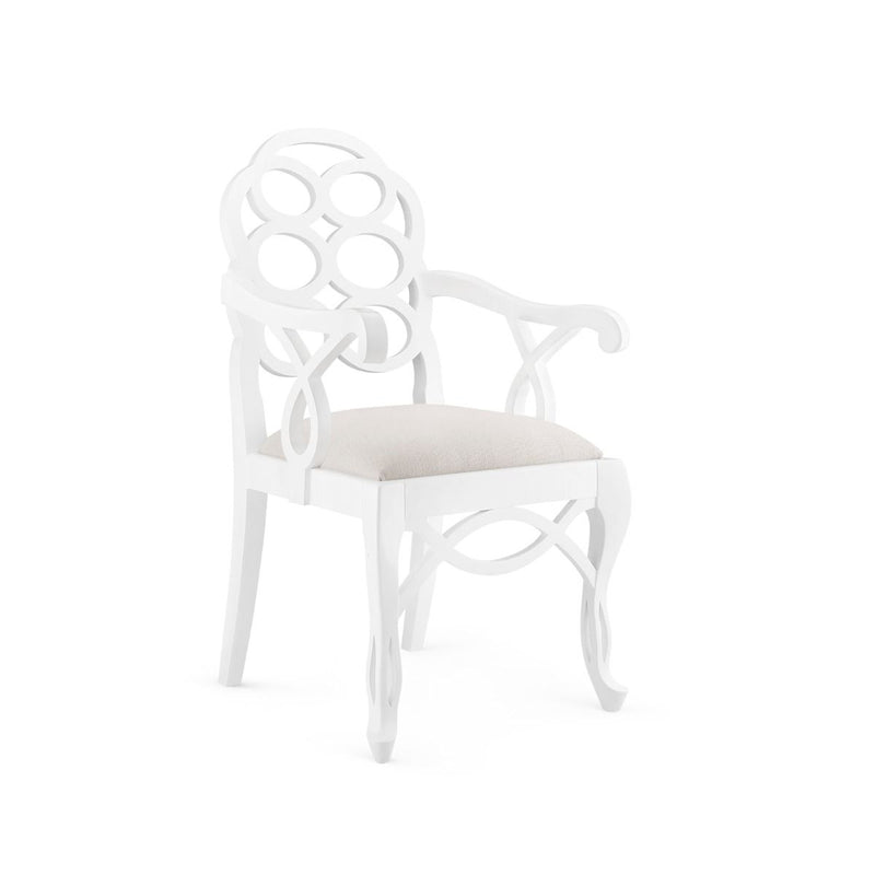 media image for Loop Armchair in White by Bungalow 5 229