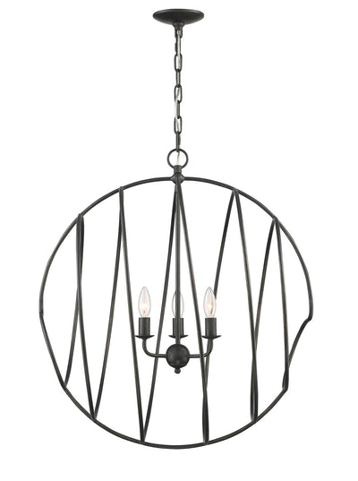 product image for Conduit Large 3 Light Industrial Chandelier By Lumanity 2 65