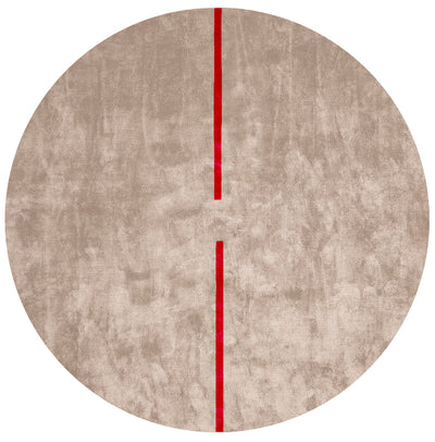 product image of Lightsonic Hand Tufted Rug w/ Red Stripe design by Second Studio 587