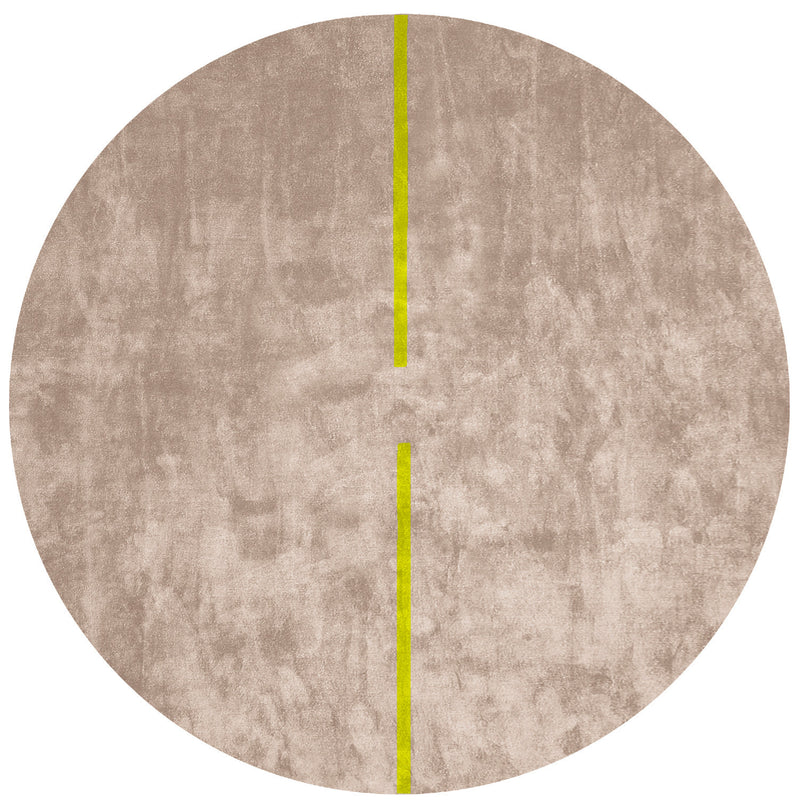 media image for Lightsonic Hand Tufted Rug w/ Yellow Stripe design by Second Studio 243