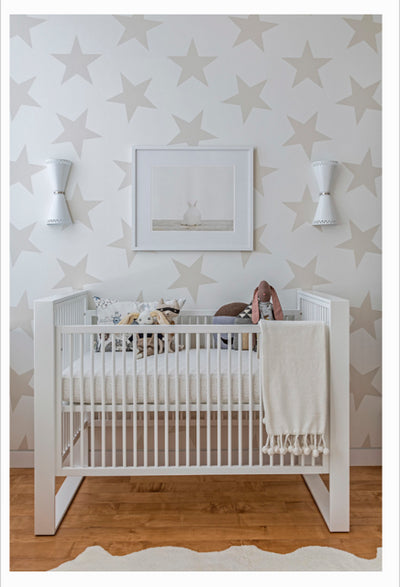 product image for Lucky Star Wallpaper in Rain by Marley + Malek Kids 86
